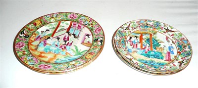 Lot 184 - Two pairs of Canton plates
