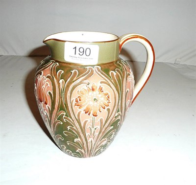 Lot 190 - A Moorcroft Florian ware jug