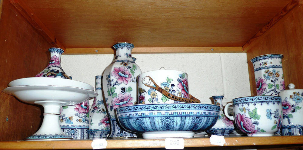 Lot 246 - Shelf of assorted Losolware pottery etc