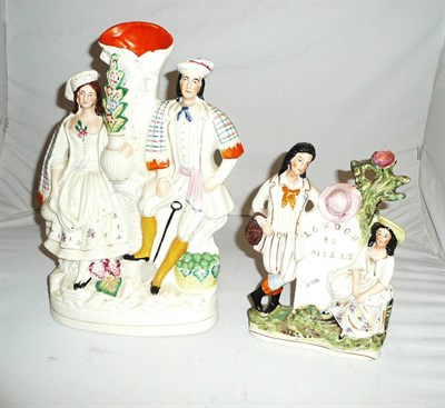 Lot 304 - Two Staffordshire groups