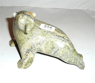 Lot 314 - Canadian carved polar bear