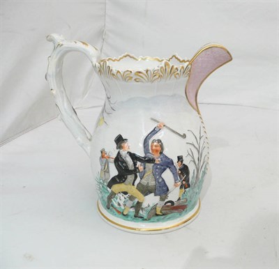 Lot 318 - Early 19th century relief jug