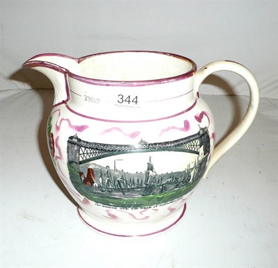 Lot 344 - Sunderland lustre jug