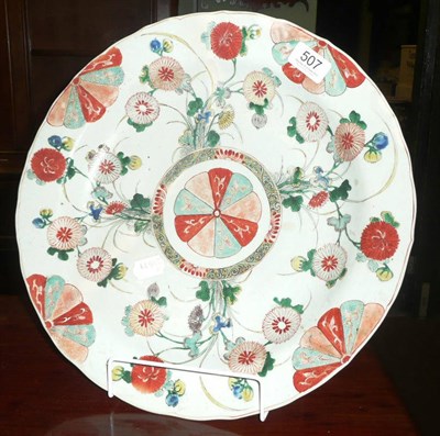 Lot 507 - A famille verte plate (a.f.)