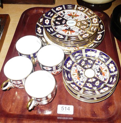 Lot 514 - A Crown Derby teaset