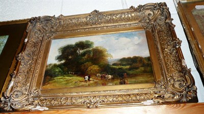 Lot 585 - Framed oil painting - landscape after David Payne