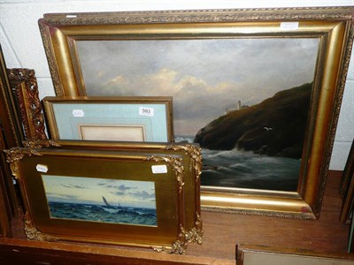 Lot 593 - Pair of watercolours by John McDougal 1911 and two others