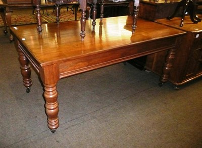 Lot 651 - Late Victorian mahogany table with drawers