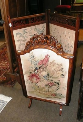 Lot 657 - Folding screen and two others