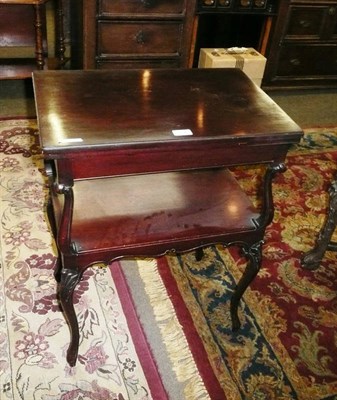 Lot 674 - Mahogany card table