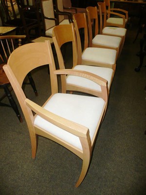 Lot 690 - Six modern dining chairs