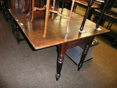 Lot 746 - Victorian oak flip top table