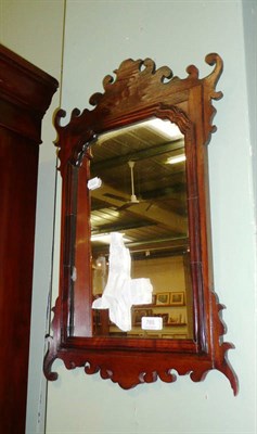 Lot 765 - 18th century style fret cut wall mirror (a.f.)