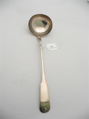 Lot 51 - Scottish silver ladle