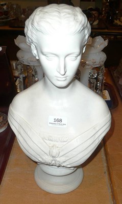 Lot 168 - Copeland Parian bust 'Alexandra'