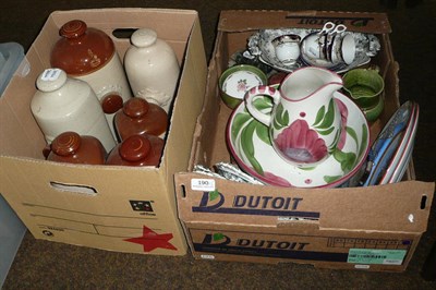 Lot 190 - Quantity of miscellaneous ceramics in two boxes