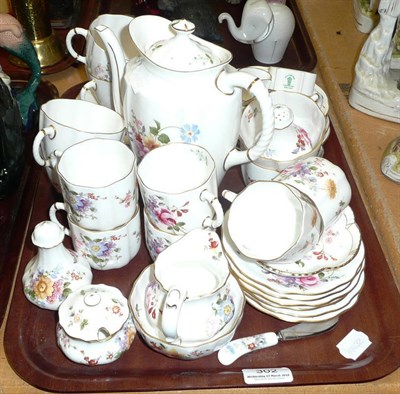 Lot 302 - Royal Crown Derby tea set and sundry other pieces