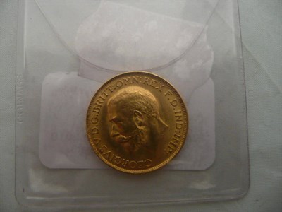 Lot 379 - A gold full sovereign 1911