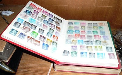 Lot 412 - Three albums of stamps