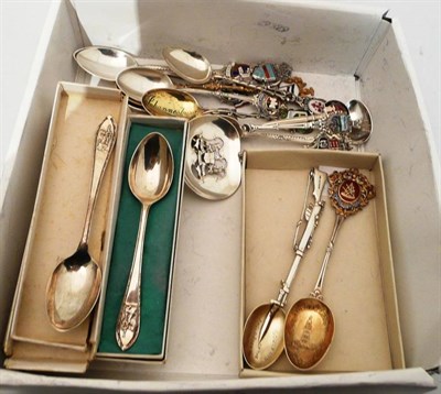 Lot 418 - Silver rifle souvenir spoon "Souvenir of the Anglo-Boer war 1899-1900", Sunderland Masonic...