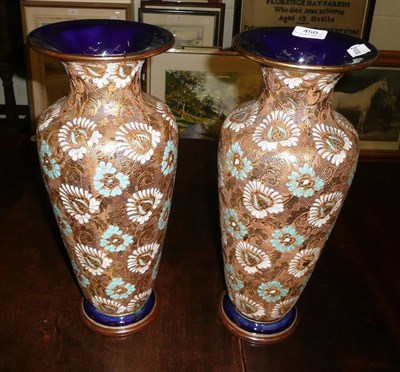 Lot 450 - A pair of Royal Doulton vases