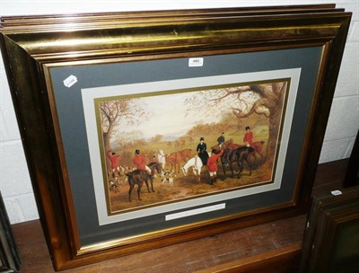 Lot 480 - Set of three hunting prints