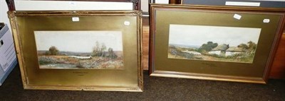 Lot 485 - Pair of watercolour and gouaches  by A Meadows but attributed to Frederick (Fred) Hines, "The...