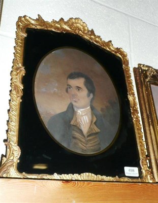 Lot 498 - Lithograph of Robert Burns in carved giltwood frame