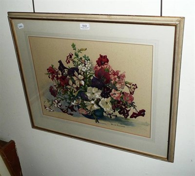 Lot 513 - Helen Fletcher, a gilt-framed watercolour still life