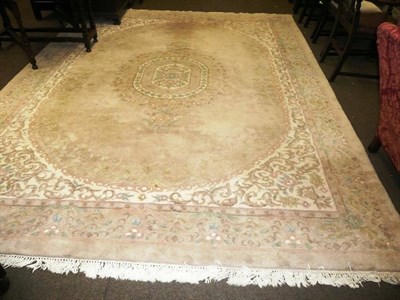 Lot 598 - Chinese carpet, 9 feet by twelve feet