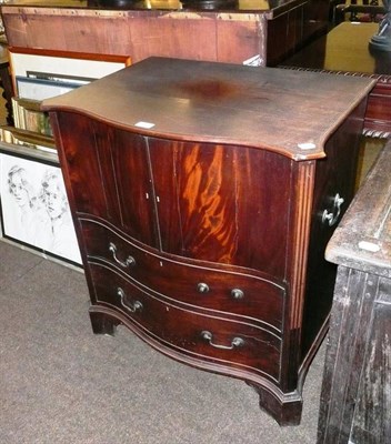 Lot 603 - A 19th century mahogany commode (in need of restoration)