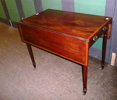 Lot 674 - Mahogany Pembroke table