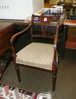 Lot 685 - Pair of late Georgian/Regency chairs