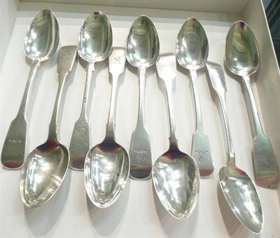 Lot 38 - Quantity of silver tablespoons, approx 11oz