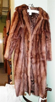 Lot 58 - A mink fur coat