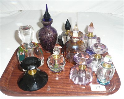 Lot 71 - A small collection of scent bottles