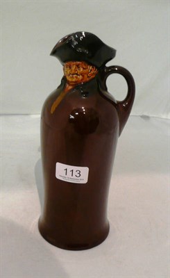 Lot 113 - A Royal Doulton brown-glazed jug (a.f.)