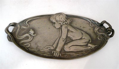 Lot 168 - WMF oval spoon tray