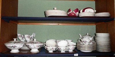 Lot 205 - A Wedgwood dinner service, a Wedgwood tea service and an eight place dinner service