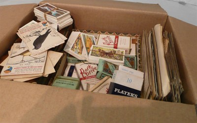 Lot 261 - A quantity of postcards and cigarette cards