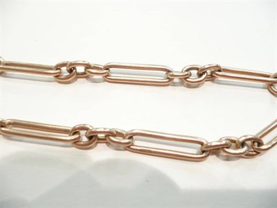 Lot 330 - A 15ct gold watch chain, 50.2g