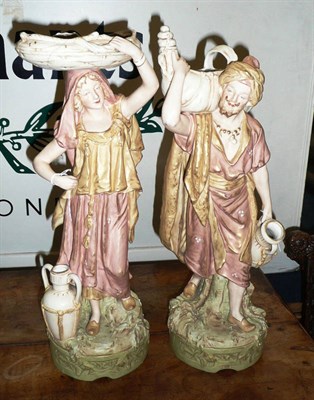 Lot 352 - Pair of Royal Dux figures