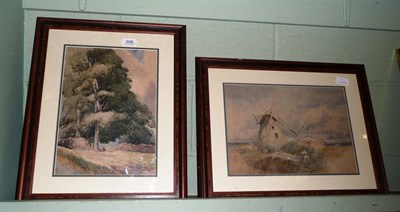 Lot 398 - Three framed watercolours