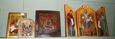 Lot 401 - Four religious icons