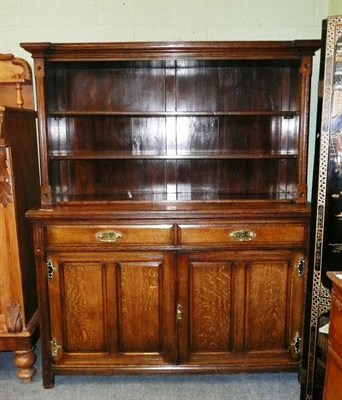 Lot 426 - Oak open bookcase