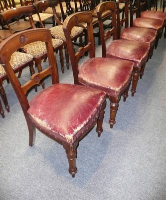 Lot 499 - Set of six Victorian chairs