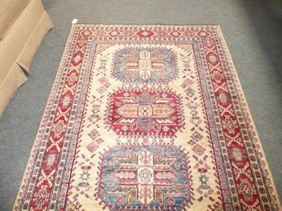 Lot 587 - Afghan Rug, North West Frontier, the ivory field with three octagons