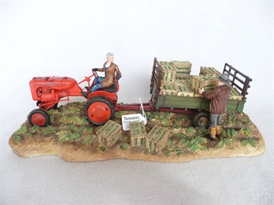 Lot 1003 - Border Fine Arts Allis Chalmers Tractor 'Cut & Crated', model No. BO649 by Ray Ayres, Ltd....