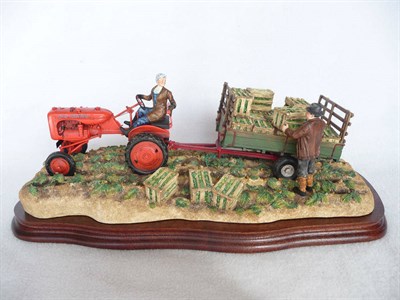 Lot 1014 - Border Fine Arts Allis Chalmers Tractor 'Cut and Crated', model No. BO649 by Ray Ayres, Ltd....