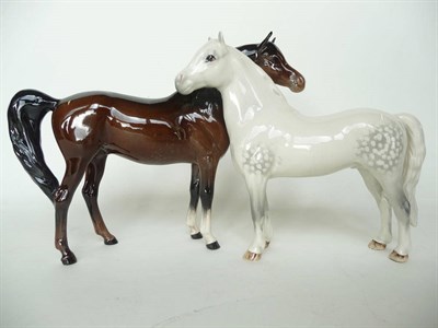 Lot 1105 - Beswick Grey Welsh Mountain Pony 'Coed Coch Madog', model No. 1643 (second version), gloss,...